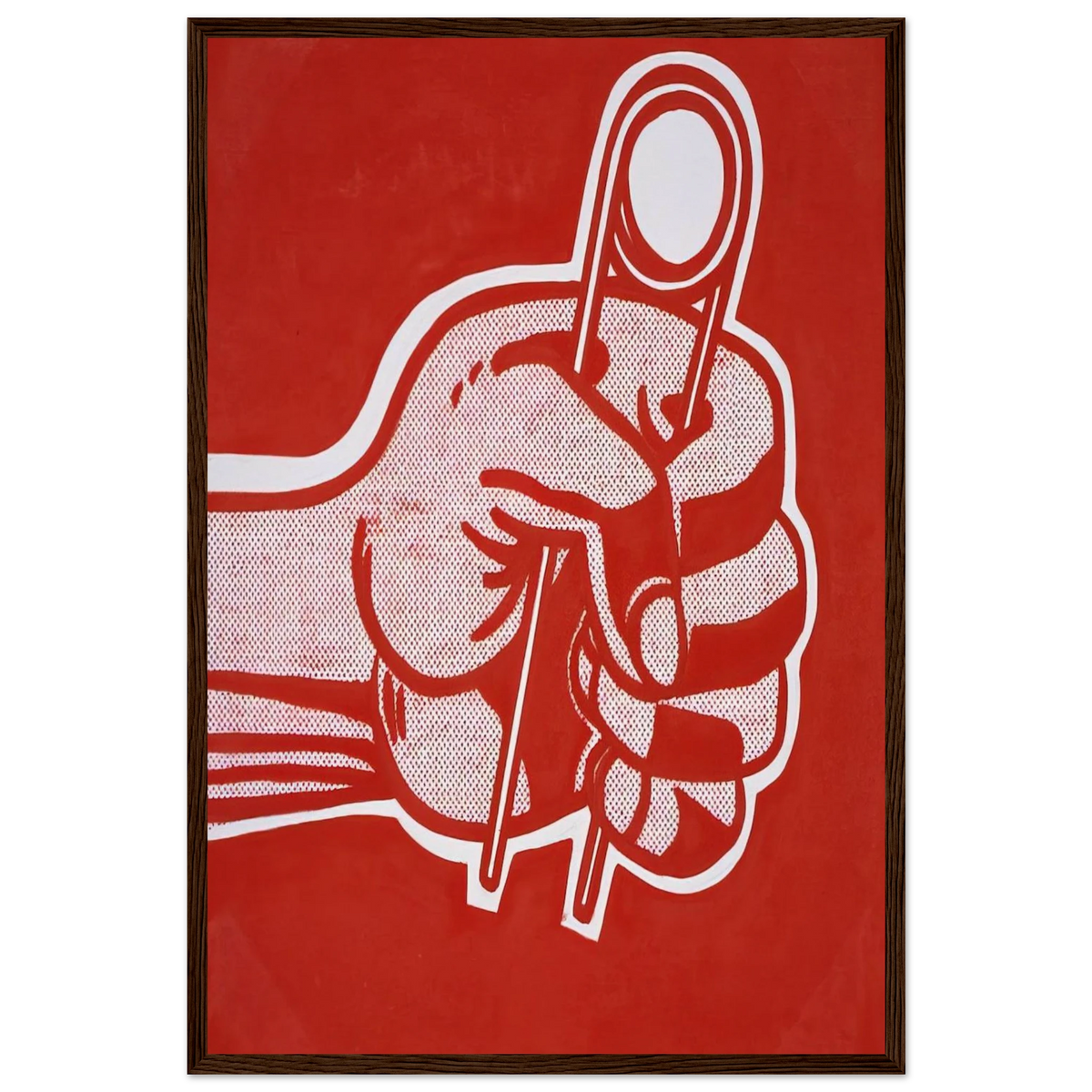 THE GRIP 1962 Framed Poster | Roy Lichtenstein Framed Prints Wall Art | Roy Lichtenstein Shop