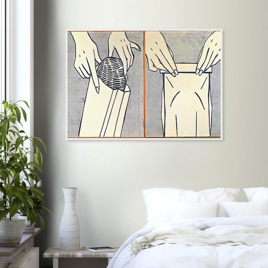 BREAD IN BAG 1961 Framed Poster | Roy Lichtenstein Framed Prints Wall Art | Roy Lichtenstein Shop