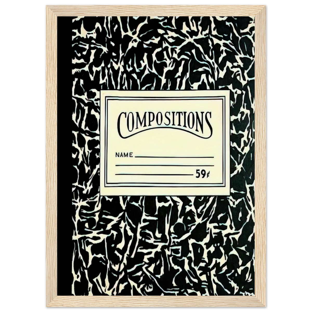 COMPOSITIONS II 1964 Framed Poster | Roy Lichtenstein Framed Prints Wall Art | Roy Lichtenstein Shop