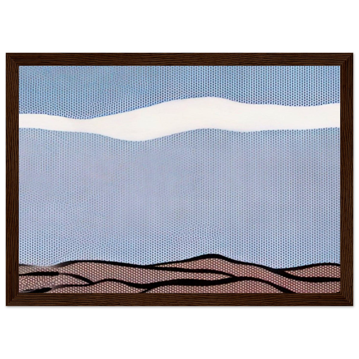 LANDSCAPE 1964 Framed Poster | Roy Lichtenstein Framed Prints Wall Art | Roy Lichtenstein Shop