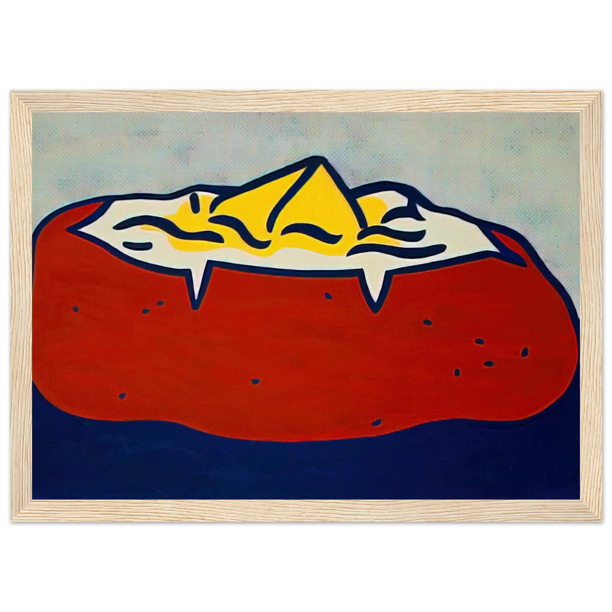 BAKED POTATO 1962 Framed Poster | Roy Lichtenstein Framed Prints Wall Art | Roy Lichtenstein Shop