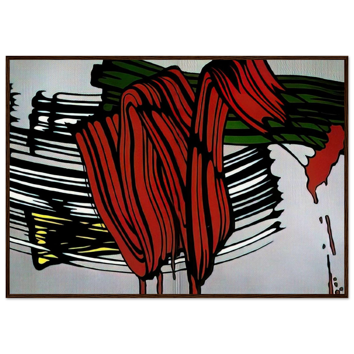 BIG PAINTING NO 6 1965 1 Framed Poster | Roy Lichtenstein Framed Prints Wall Art | Roy Lichtenstein Shop
