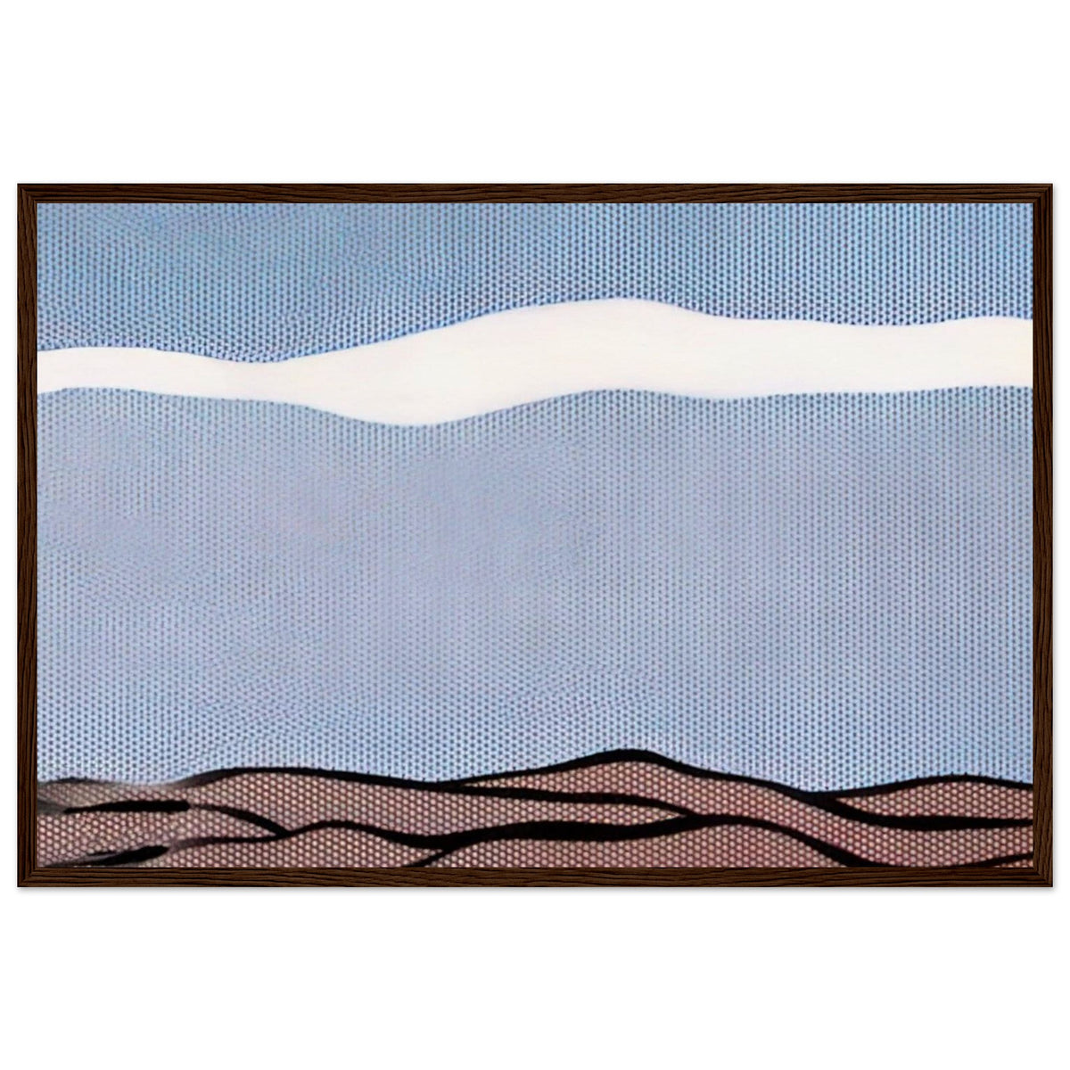 LANDSCAPE 1964 Framed Poster | Roy Lichtenstein Framed Prints Wall Art | Roy Lichtenstein Shop