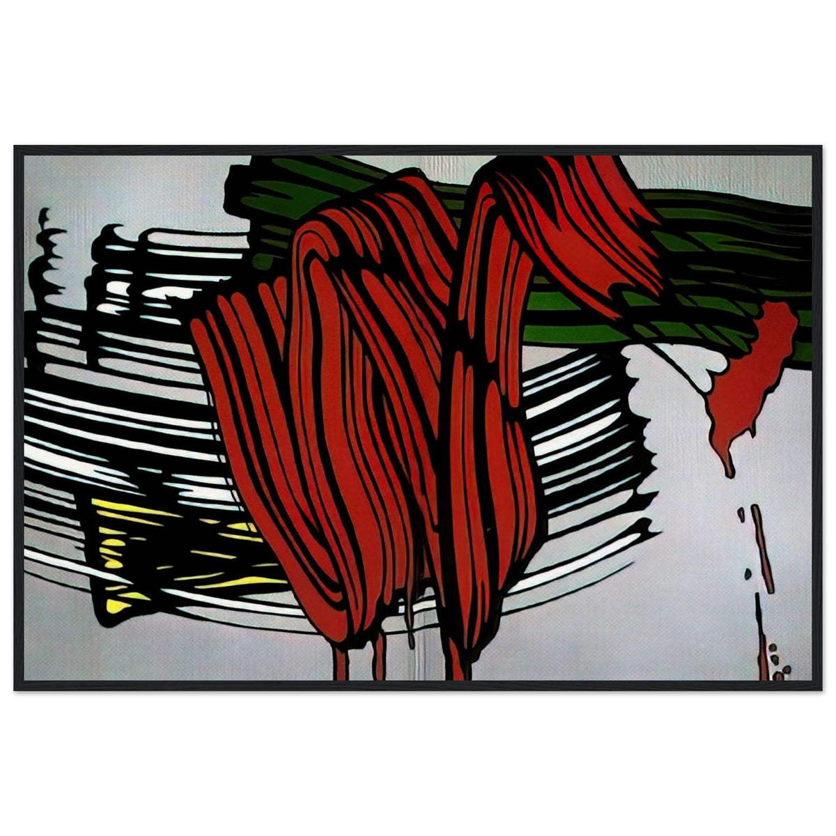 BIG PAINTING NO 6 1965 1 Framed Poster | Roy Lichtenstein Framed Prints Wall Art | Roy Lichtenstein Shop