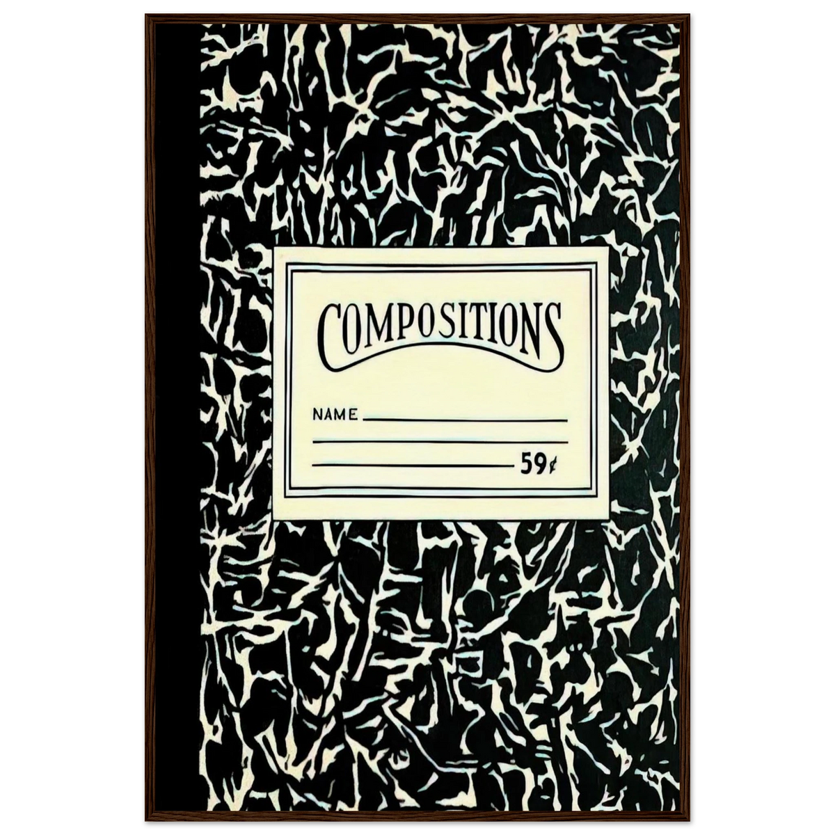 COMPOSITIONS II 1964 Framed Poster | Roy Lichtenstein Framed Prints Wall Art | Roy Lichtenstein Shop