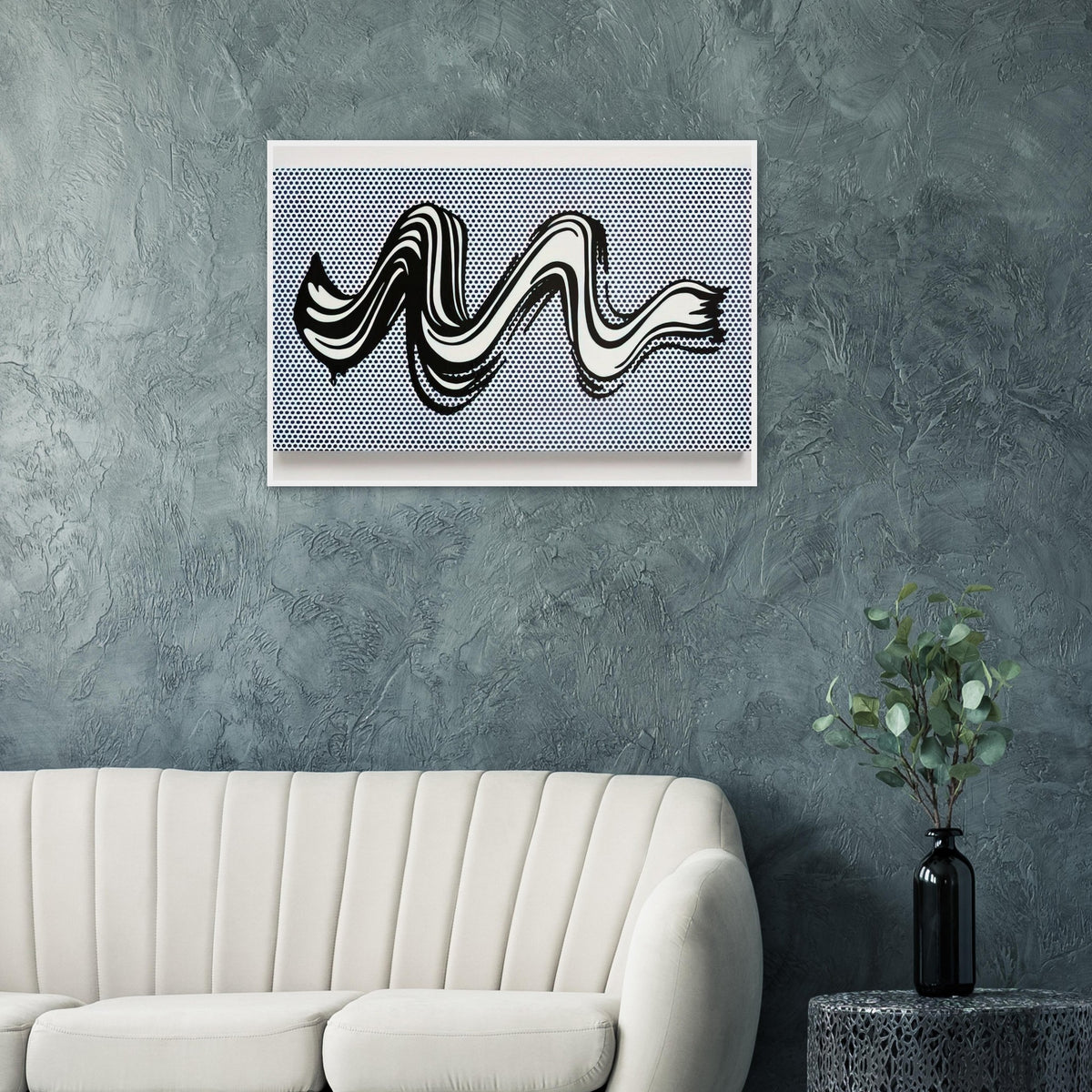 BRUSHSTROKE 1965 Framed Poster | Roy Lichtenstein Framed Prints Wall Art | Roy Lichtenstein Shop