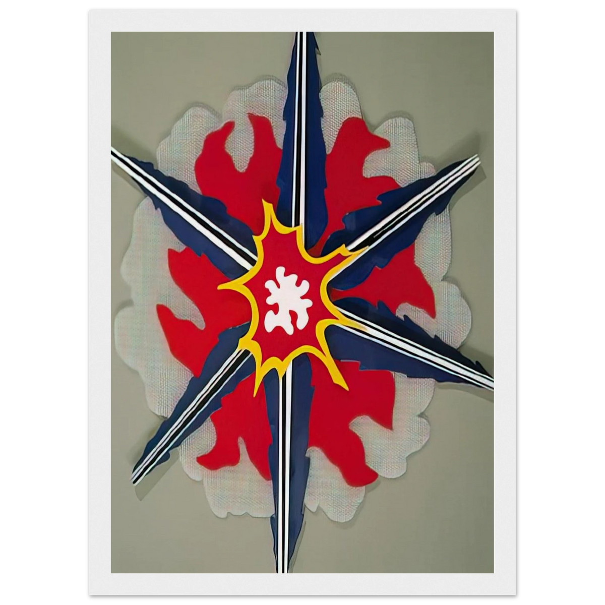 WALL EXPLOSION II 1965 Framed Poster | Roy Lichtenstein Framed Prints Wall Art | Roy Lichtenstein Shop