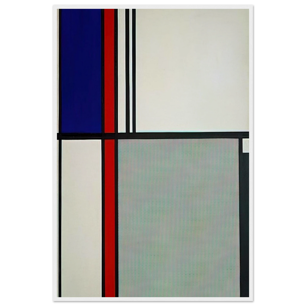 NONOBJECTIVE II 1964 Framed Poster | Roy Lichtenstein Framed Prints Wall Art | Roy Lichtenstein Shop