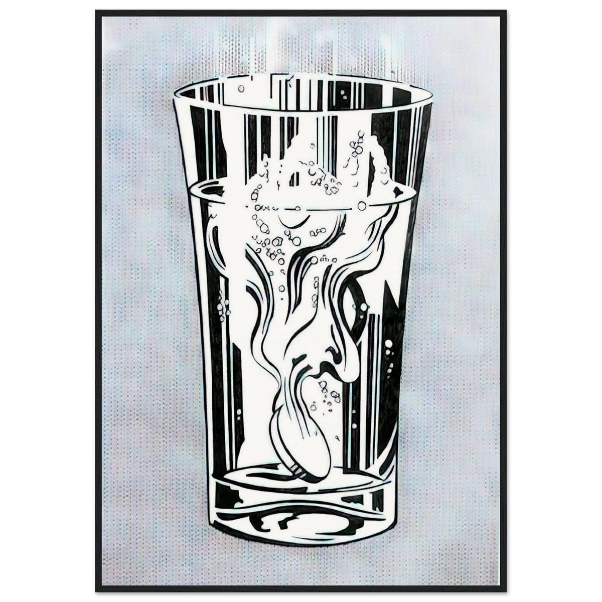 ALKA SELTZER 1966 Framed Poster | Roy Lichtenstein Framed Prints Wall Art | Roy Lichtenstein Shop