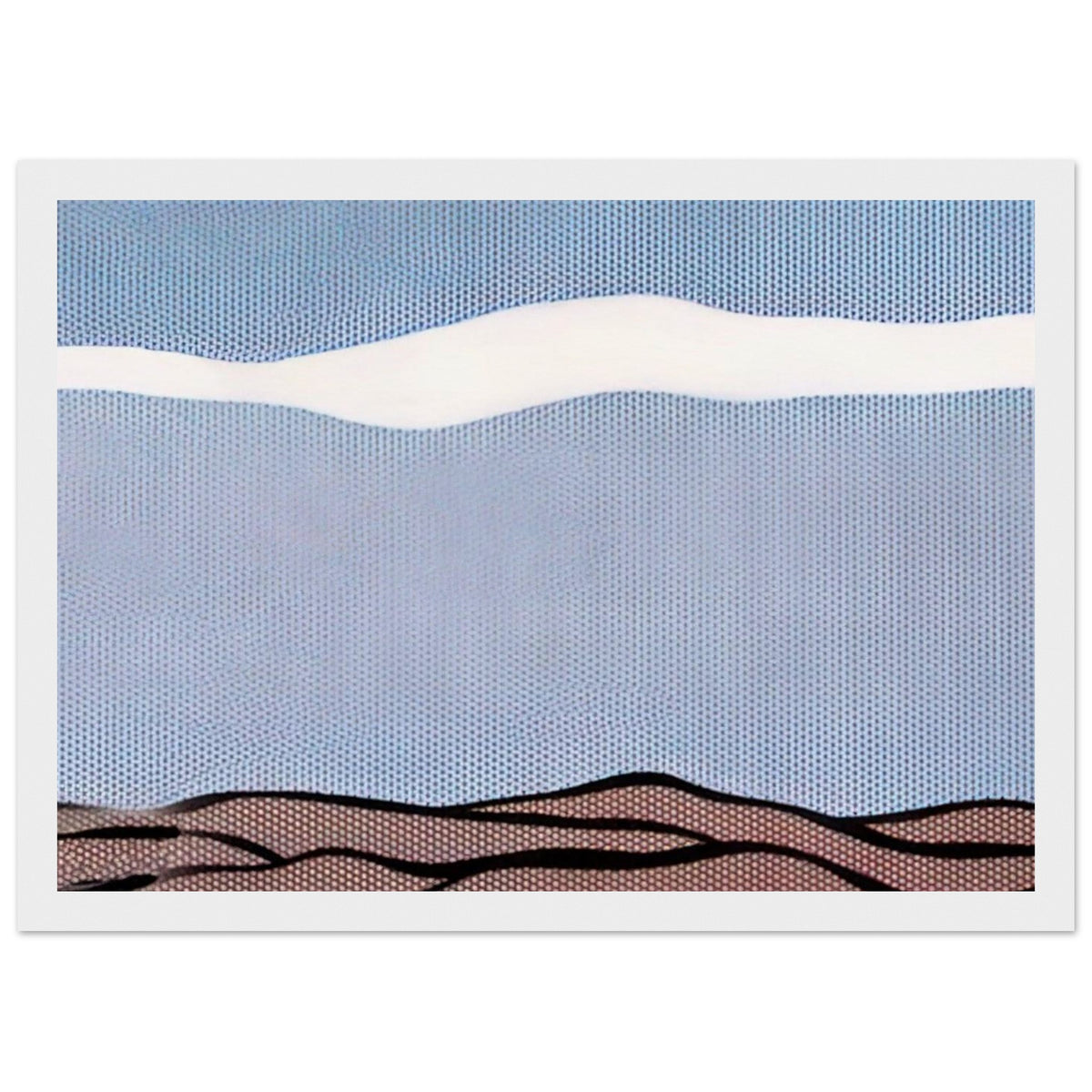 LANDSCAPE 1964 Framed Poster | Roy Lichtenstein Framed Prints Wall Art | Roy Lichtenstein Shop