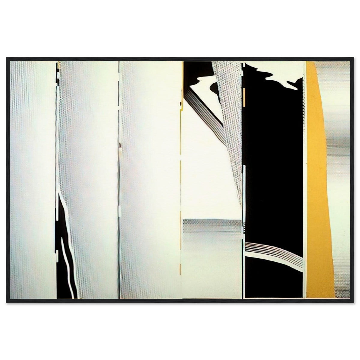 MIRROR SIX PANELS 1 1970 Framed Poster | Roy Lichtenstein Framed Prints Wall Art | Roy Lichtenstein Shop