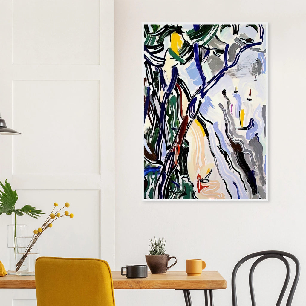 SAILBOATS 1985 Framed Poster | Roy Lichtenstein Framed Prints Wall Art | Roy Lichtenstein Shop