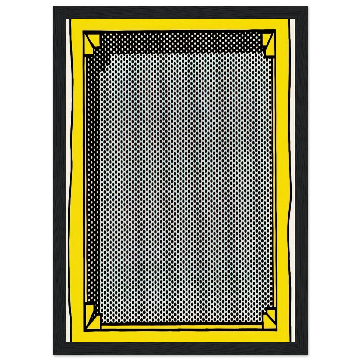 STRETCHER FRAME Framed Poster | Roy Lichtenstein Framed Prints Wall Art | Roy Lichtenstein Shop
