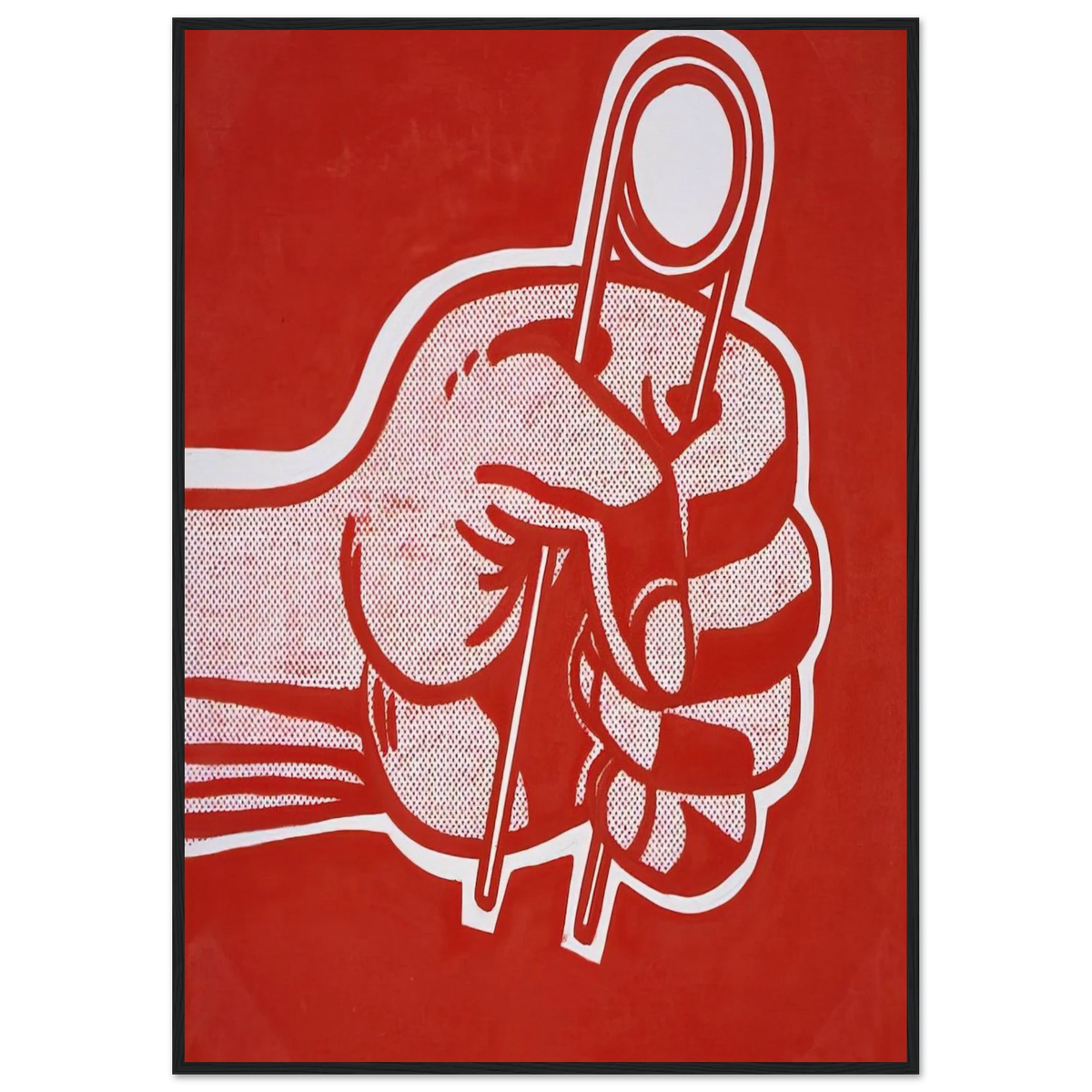 THE GRIP 1962 Framed Poster | Roy Lichtenstein Framed Prints Wall Art | Roy Lichtenstein Shop