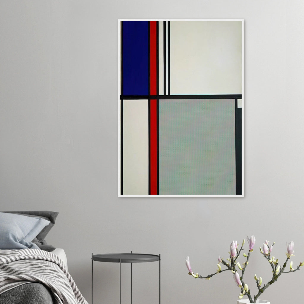 NONOBJECTIVE II 1964 Framed Poster | Roy Lichtenstein Framed Prints Wall Art | Roy Lichtenstein Shop