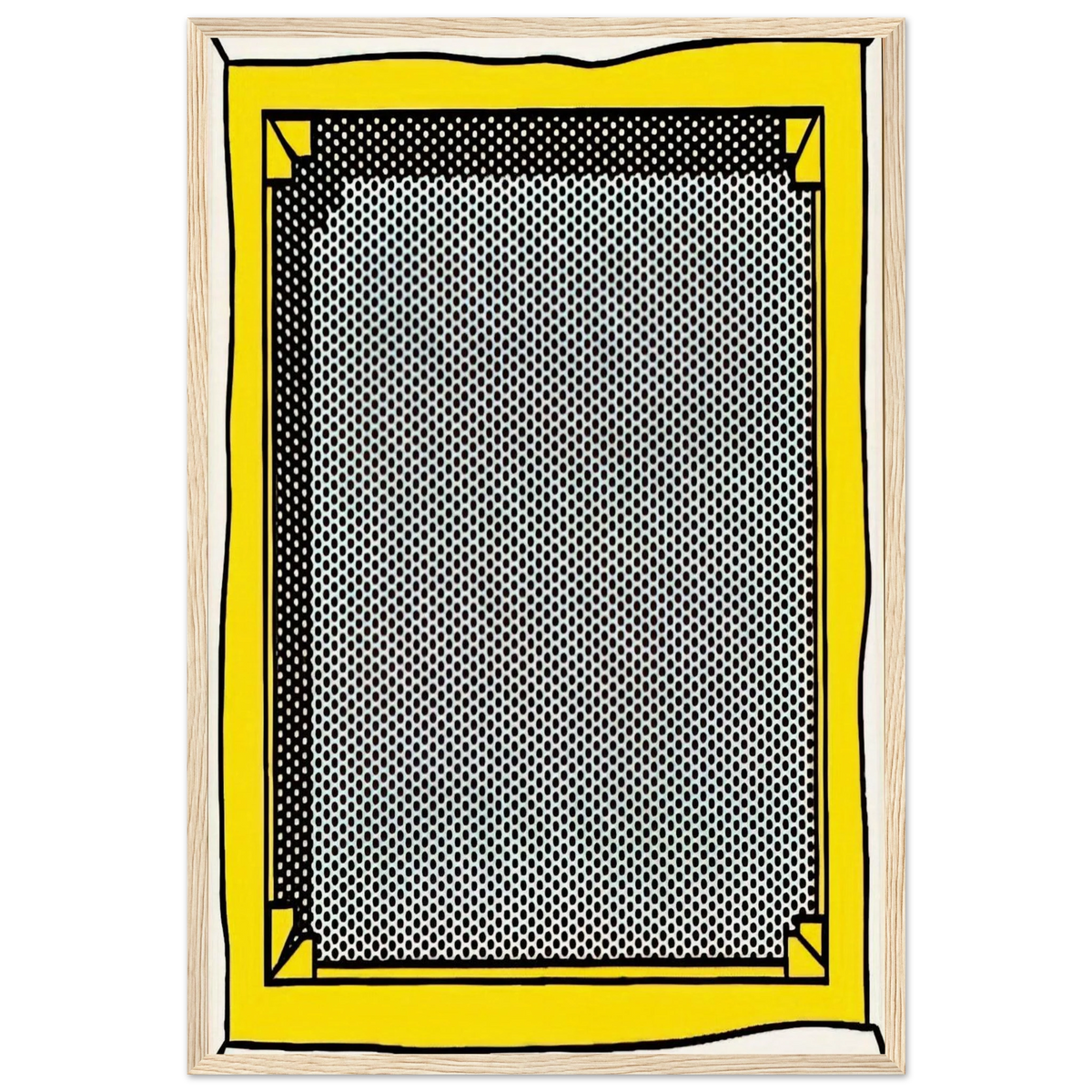STRETCHER FRAME Framed Poster | Roy Lichtenstein Framed Prints Wall Art | Roy Lichtenstein Shop