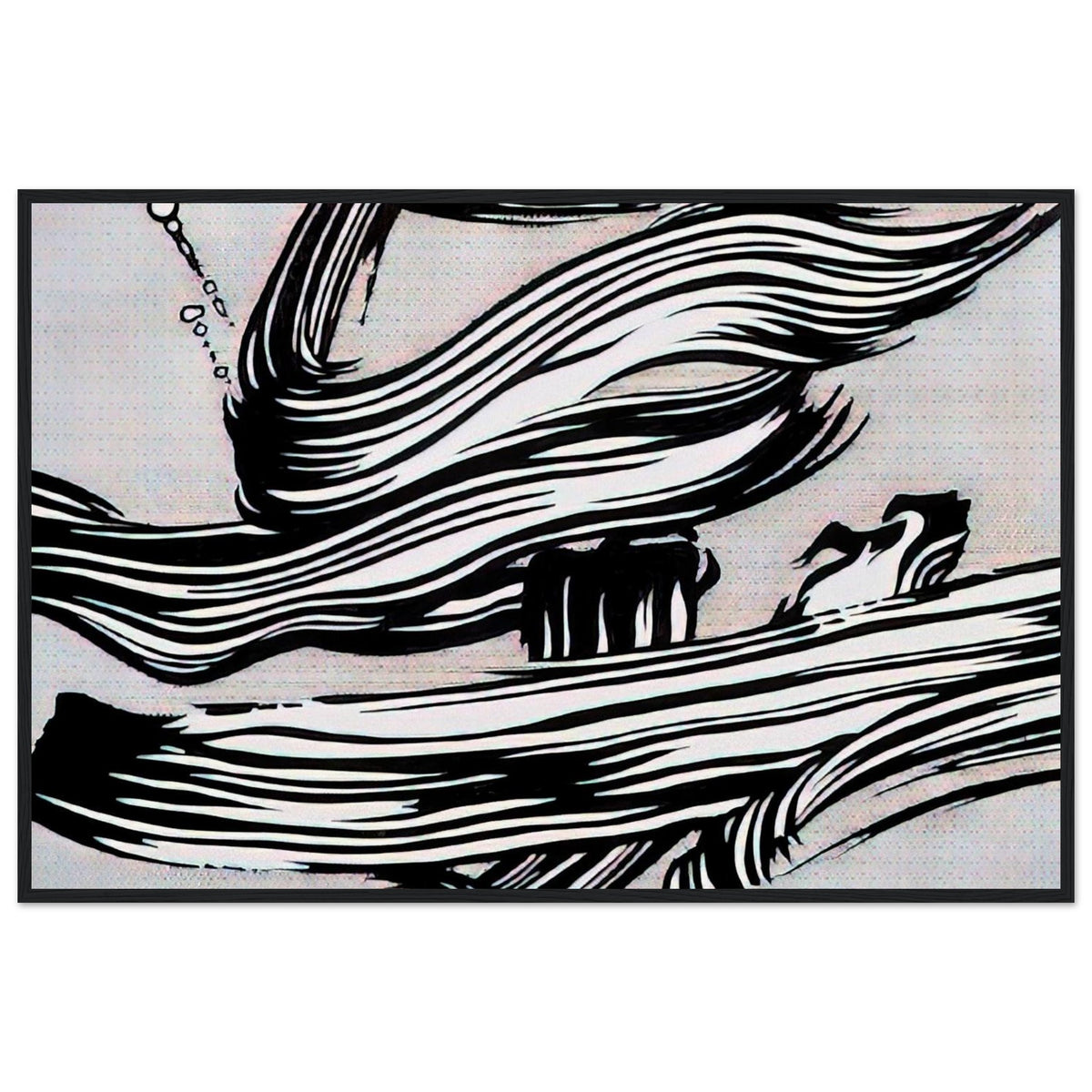 BRUSHSTROKES 1968 Framed Poster | Roy Lichtenstein Framed Prints Wall Art | Roy Lichtenstein Shop