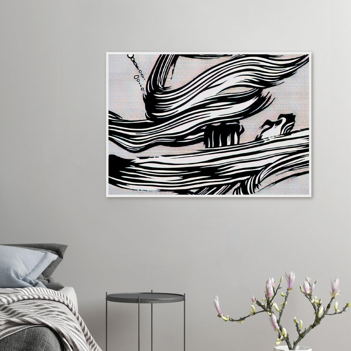 BRUSHSTROKES 1968 Framed Poster | Roy Lichtenstein Framed Prints Wall Art | Roy Lichtenstein Shop