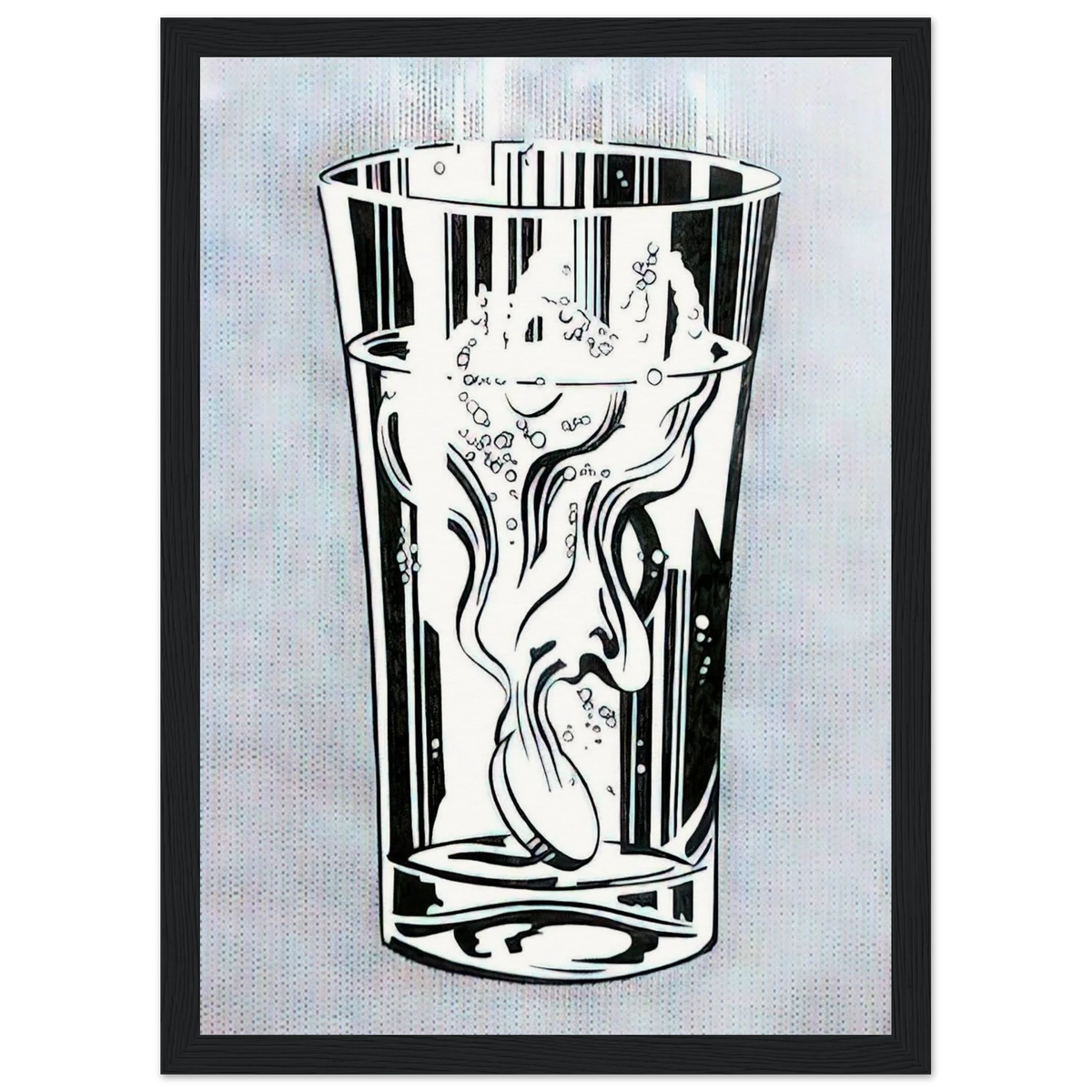 ALKA SELTZER 1966 Framed Poster | Roy Lichtenstein Framed Prints Wall Art | Roy Lichtenstein Shop
