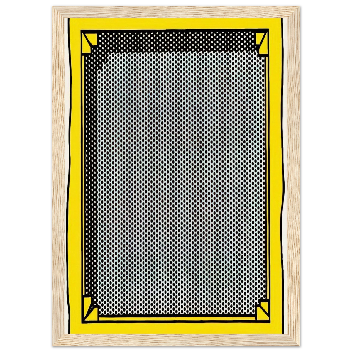 STRETCHER FRAME Framed Poster | Roy Lichtenstein Framed Prints Wall Art | Roy Lichtenstein Shop
