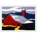 RED BARN II 1969 Framed Poster | Roy Lichtenstein Framed Prints Wall Art | Roy Lichtenstein Shop