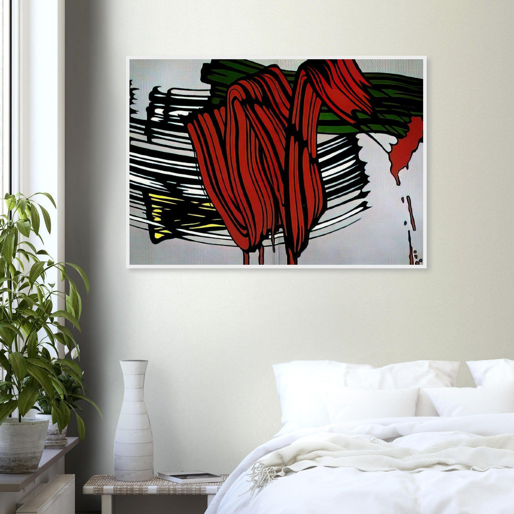 BIG PAINTING NO 6 1965 1 Framed Poster | Roy Lichtenstein Framed Prints Wall Art | Roy Lichtenstein Shop