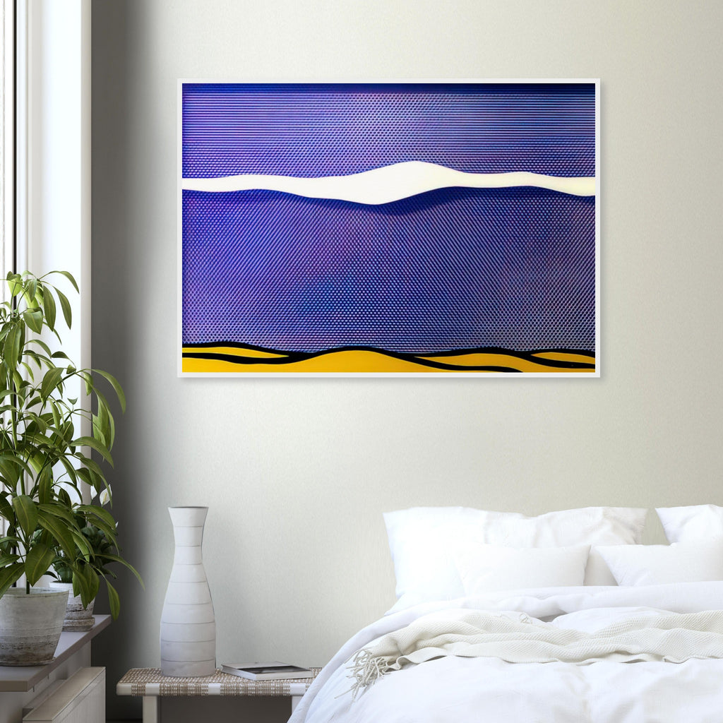 ARCTIC LANDSCAPE 1964 Framed Poster | Roy Lichtenstein Framed Prints Wall Art | Roy Lichtenstein Shop