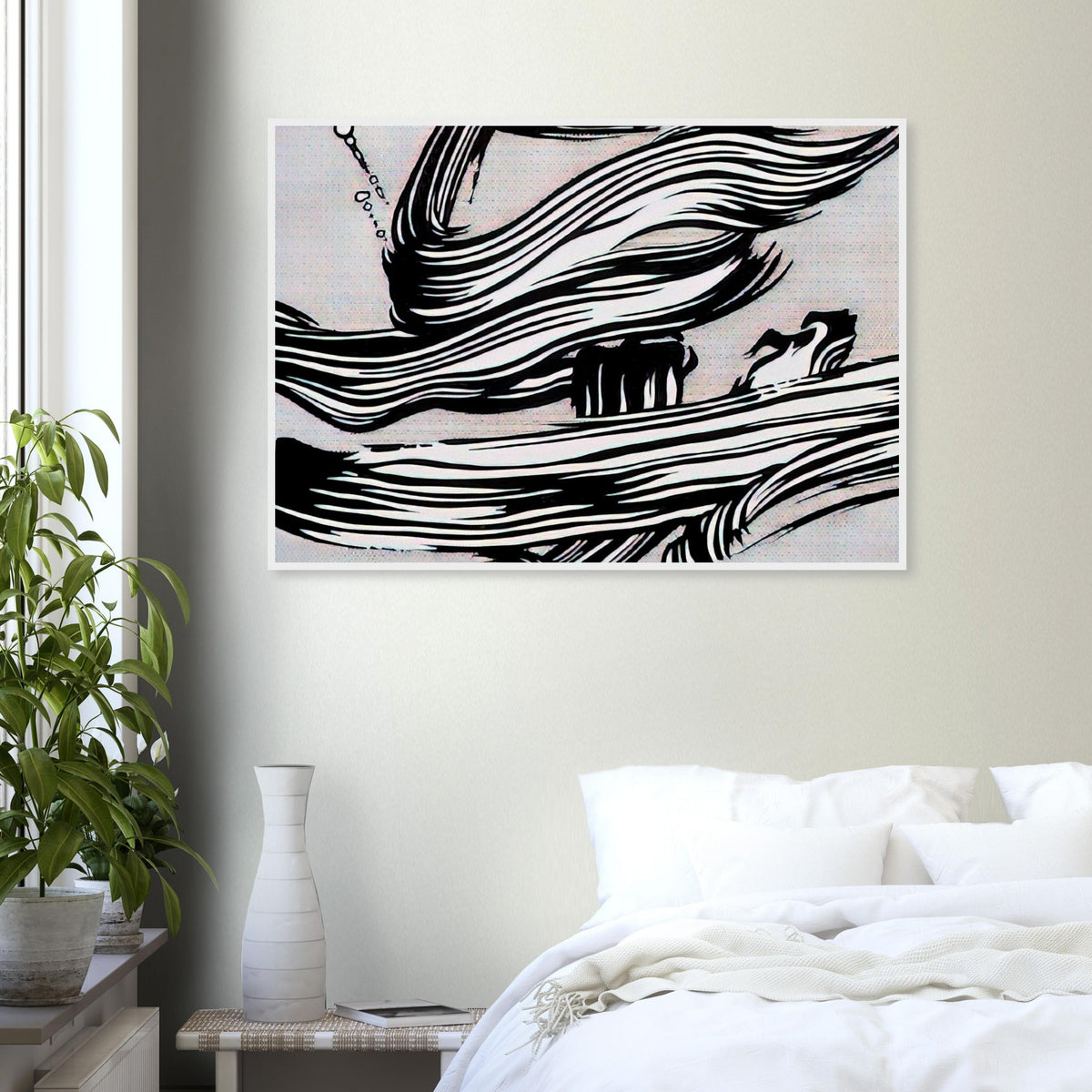 BRUSHSTROKES 1968 Framed Poster | Roy Lichtenstein Framed Prints Wall Art | Roy Lichtenstein Shop