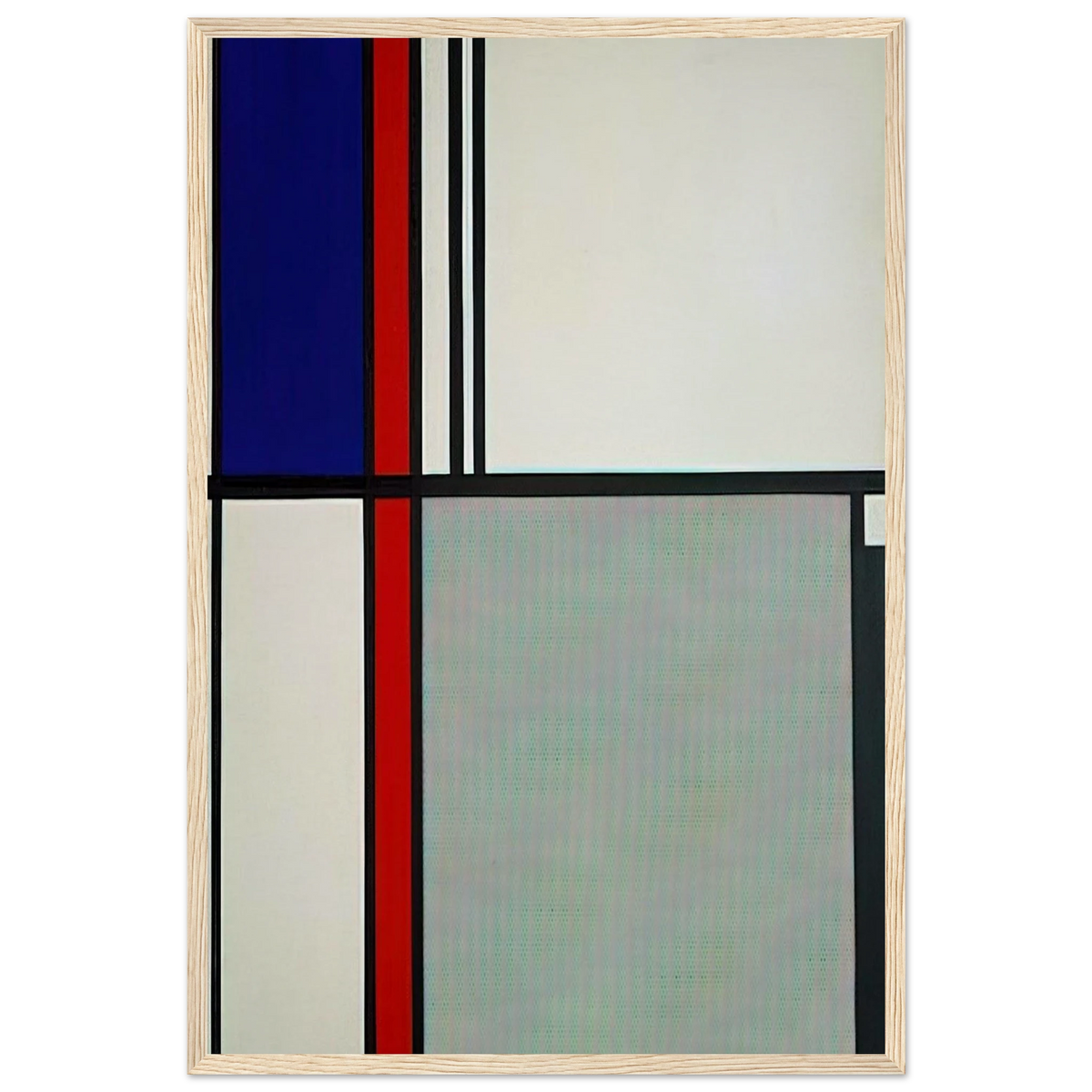 NONOBJECTIVE II 1964 Framed Poster | Roy Lichtenstein Framed Prints Wall Art | Roy Lichtenstein Shop