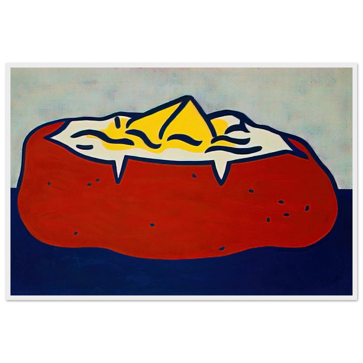BAKED POTATO 1962 Framed Poster | Roy Lichtenstein Framed Prints Wall Art | Roy Lichtenstein Shop