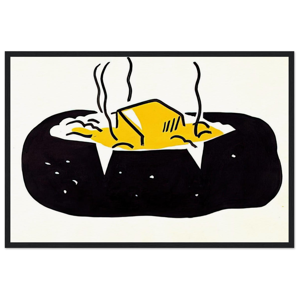BAKED POTATO 1962 1 Framed Poster | Roy Lichtenstein Framed Prints Wall Art | Roy Lichtenstein Shop