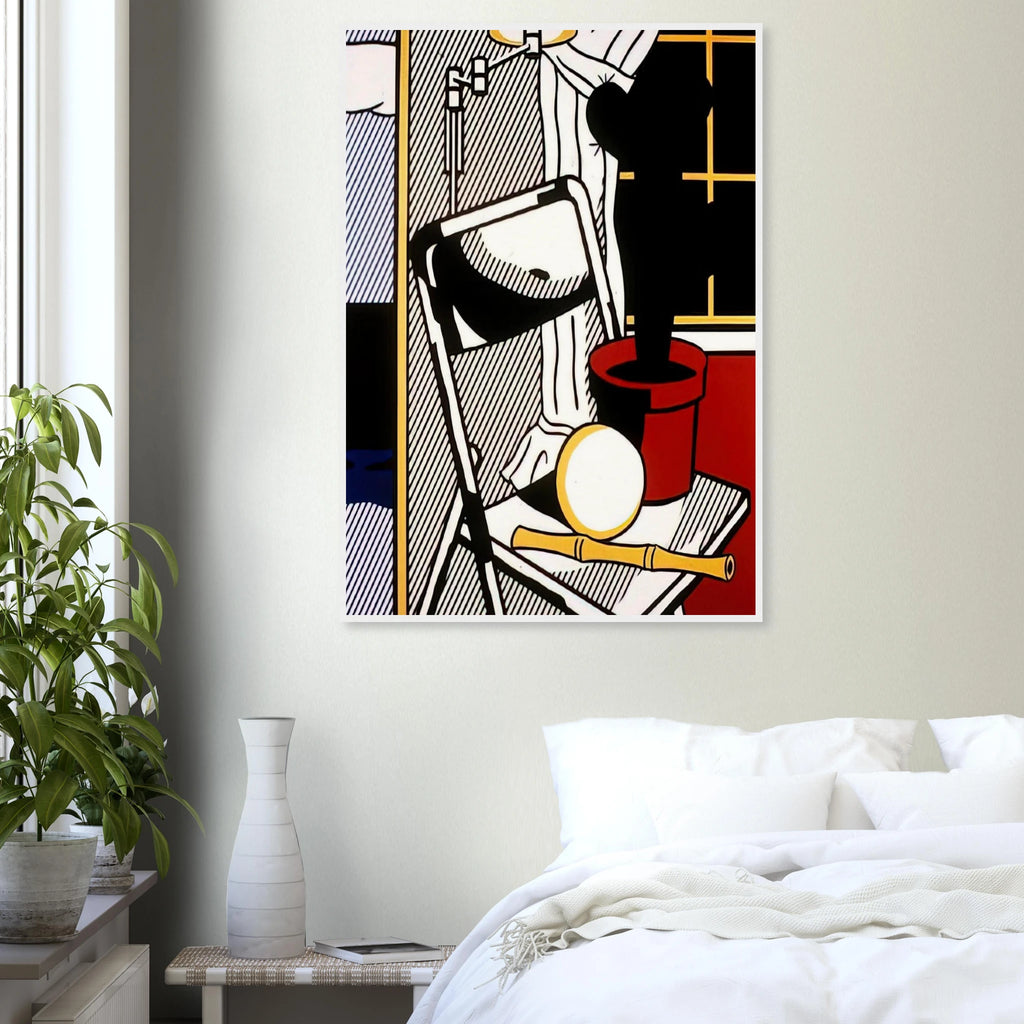 INTERIOR WITH CACTUS 1978 Framed Poster | Roy Lichtenstein Framed Prints Wall Art | Roy Lichtenstein Shop