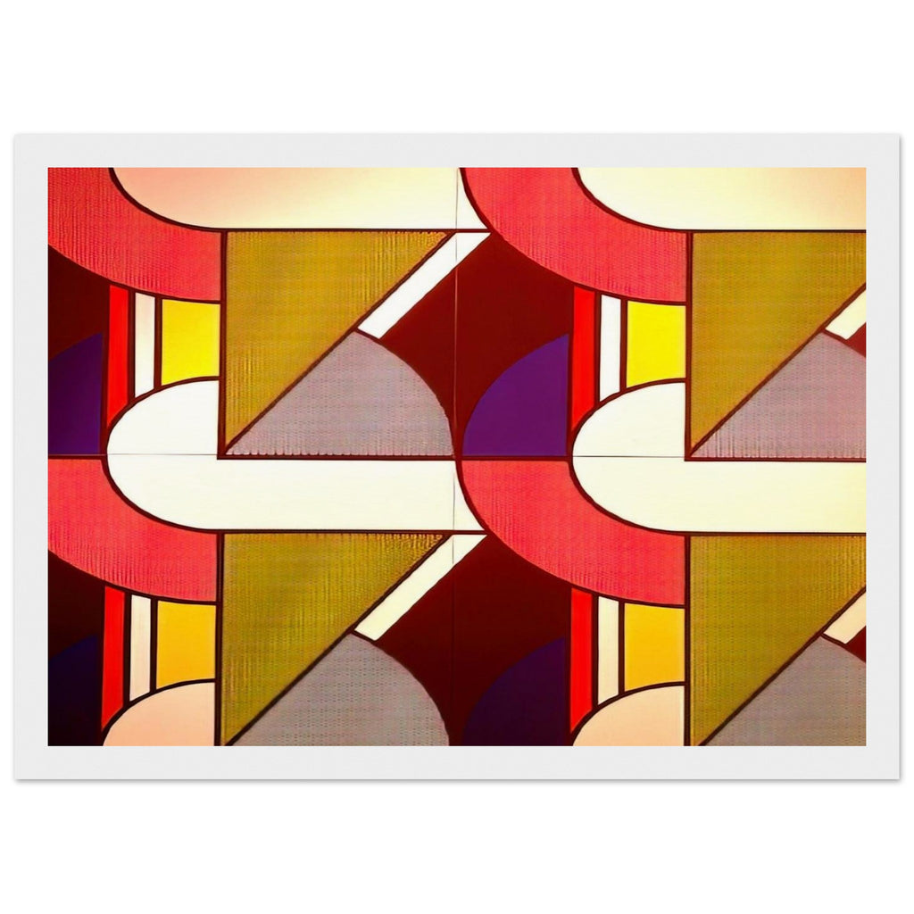 MODULAR PAINTING WITH FOUR PANELS 2 1969 Framed Poster | Roy Lichtenstein Framed Prints Wall Art | Roy Lichtenstein Shop