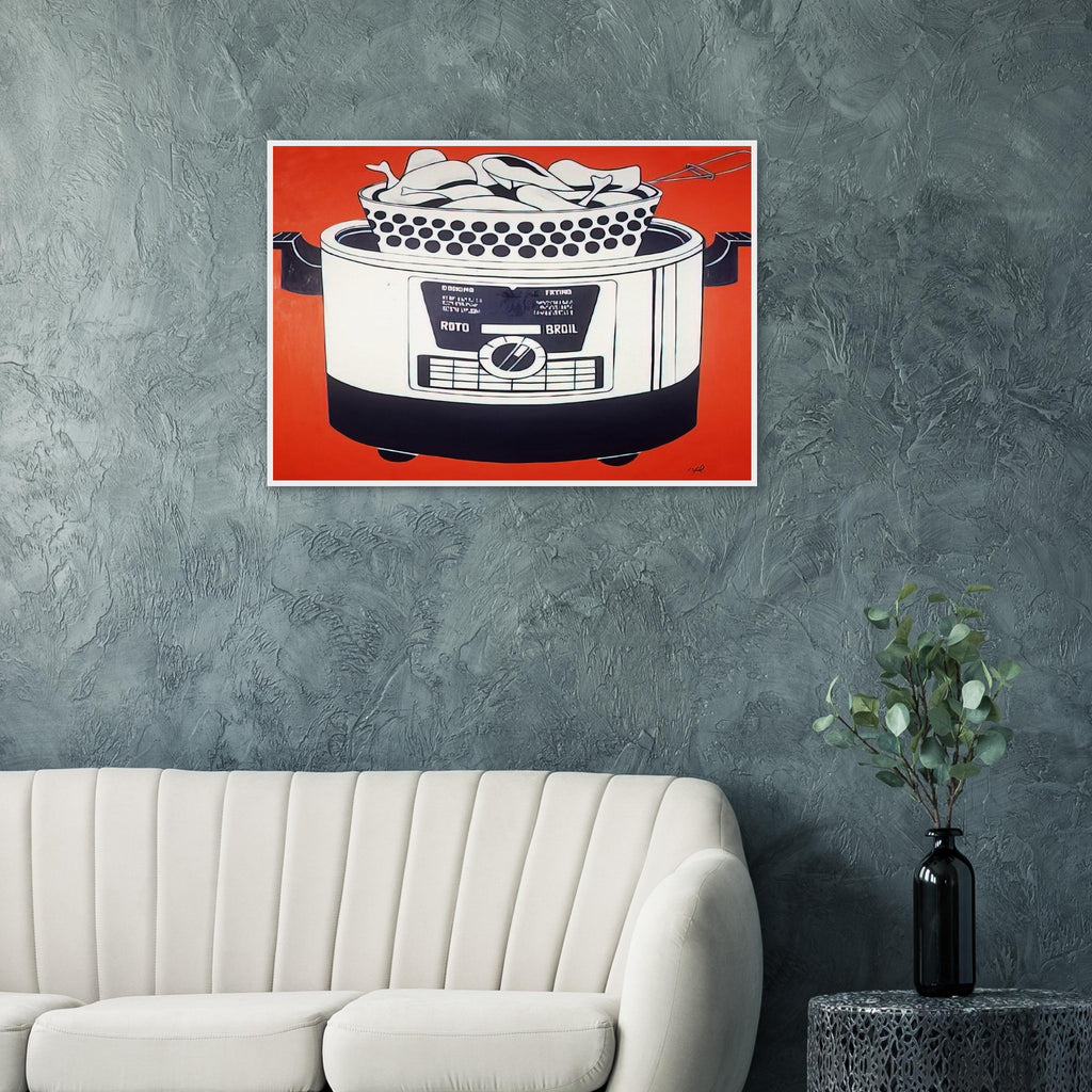 ROTO BROIL 1961 Framed Poster | Roy Lichtenstein Framed Prints Wall Art | Roy Lichtenstein Shop