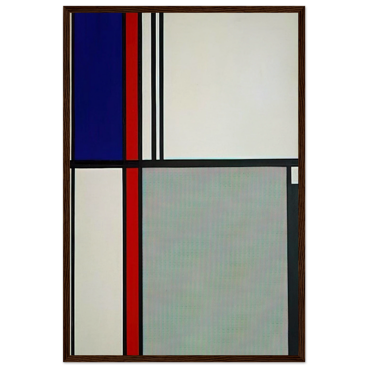 NONOBJECTIVE II 1964 Framed Poster | Roy Lichtenstein Framed Prints Wall Art | Roy Lichtenstein Shop