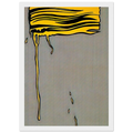 YELLOW BRUSHSTROKE I 1965 Framed Poster | Roy Lichtenstein Framed Prints Wall Art | Roy Lichtenstein Shop