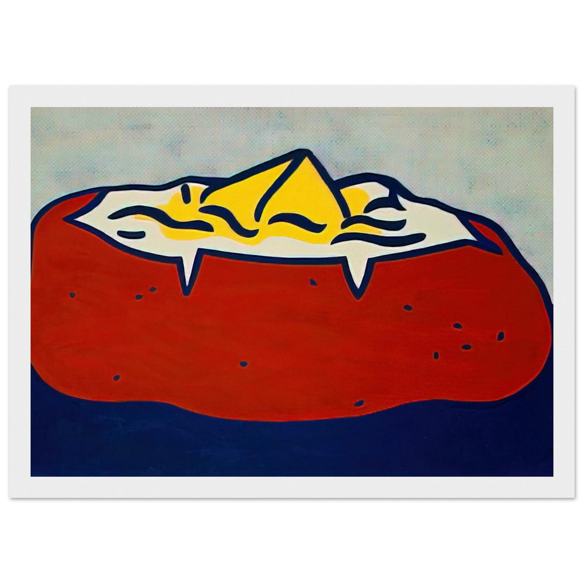 BAKED POTATO 1962 Framed Poster | Roy Lichtenstein Framed Prints Wall Art | Roy Lichtenstein Shop