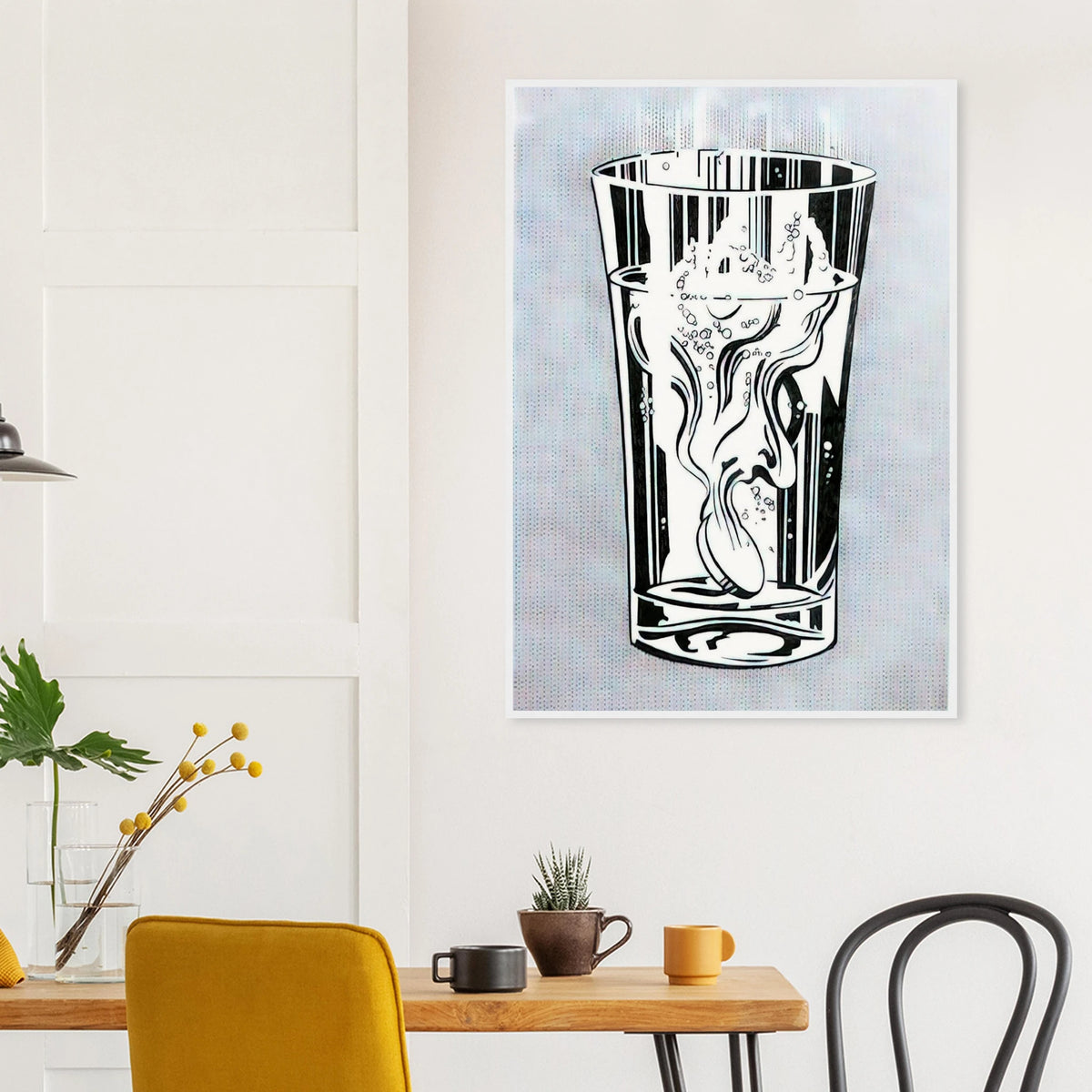 ALKA SELTZER 1966 Framed Poster | Roy Lichtenstein Framed Prints Wall Art | Roy Lichtenstein Shop