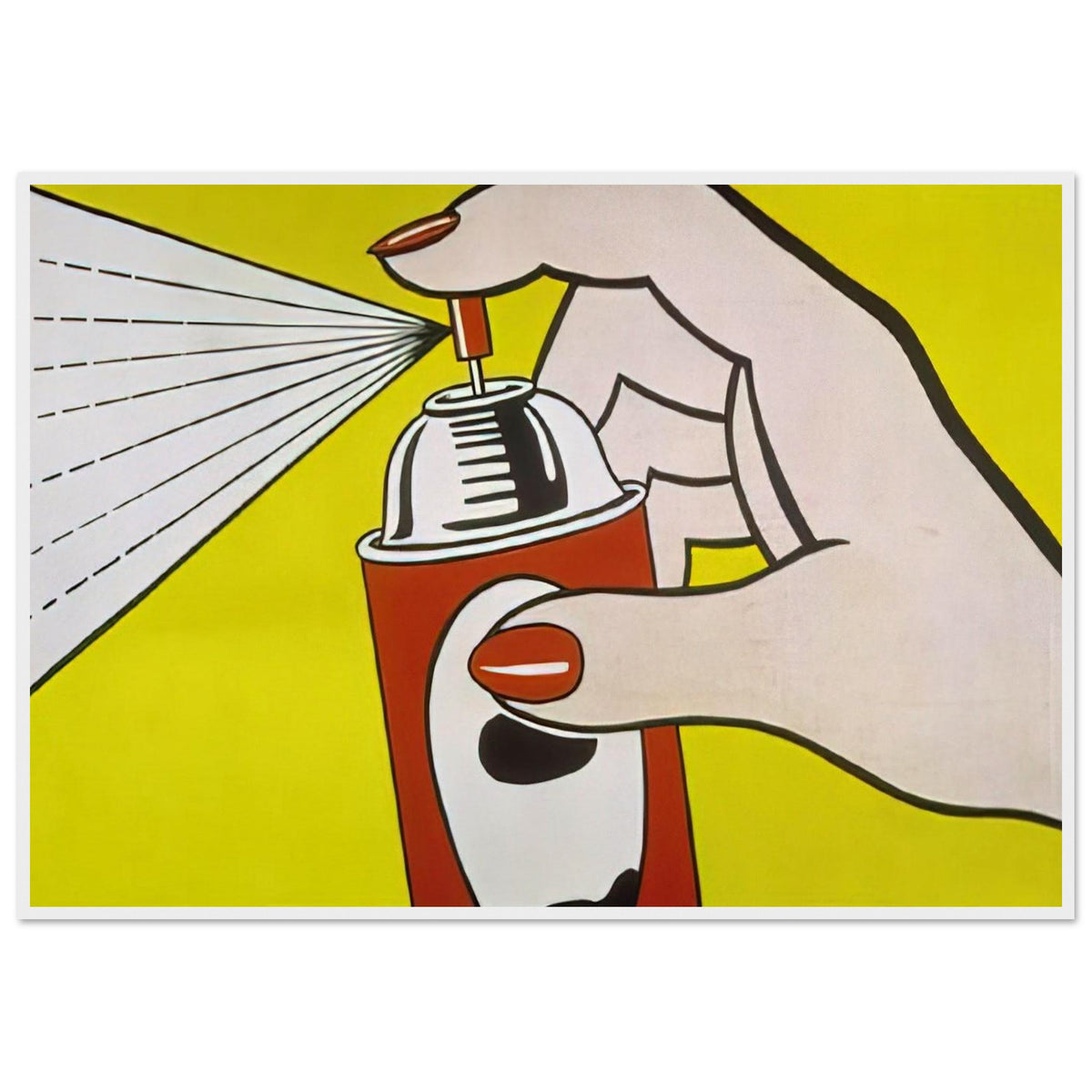 SPRAY 1962 Framed Poster | Roy Lichtenstein Framed Prints Wall Art | Roy Lichtenstein Shop