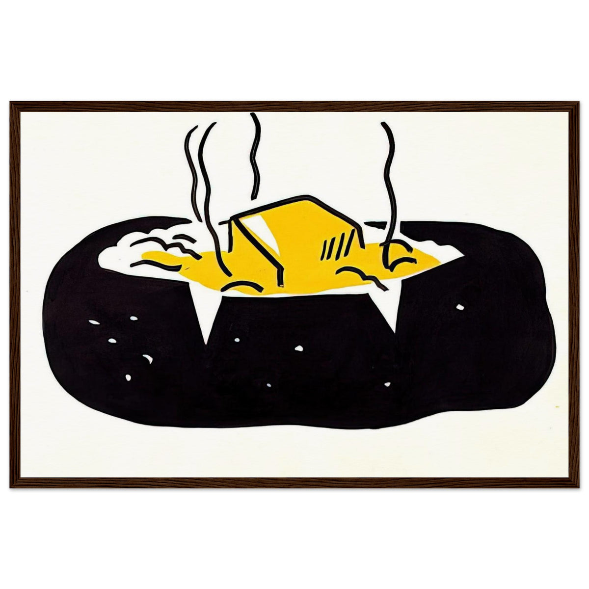 BAKED POTATO 1962 1 Framed Poster | Roy Lichtenstein Framed Prints Wall Art | Roy Lichtenstein Shop
