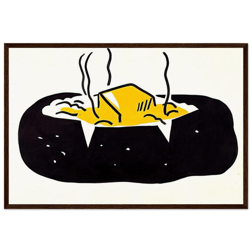 BAKED POTATO 1962 1 Framed Poster | Roy Lichtenstein Framed Prints Wall Art | Roy Lichtenstein Shop