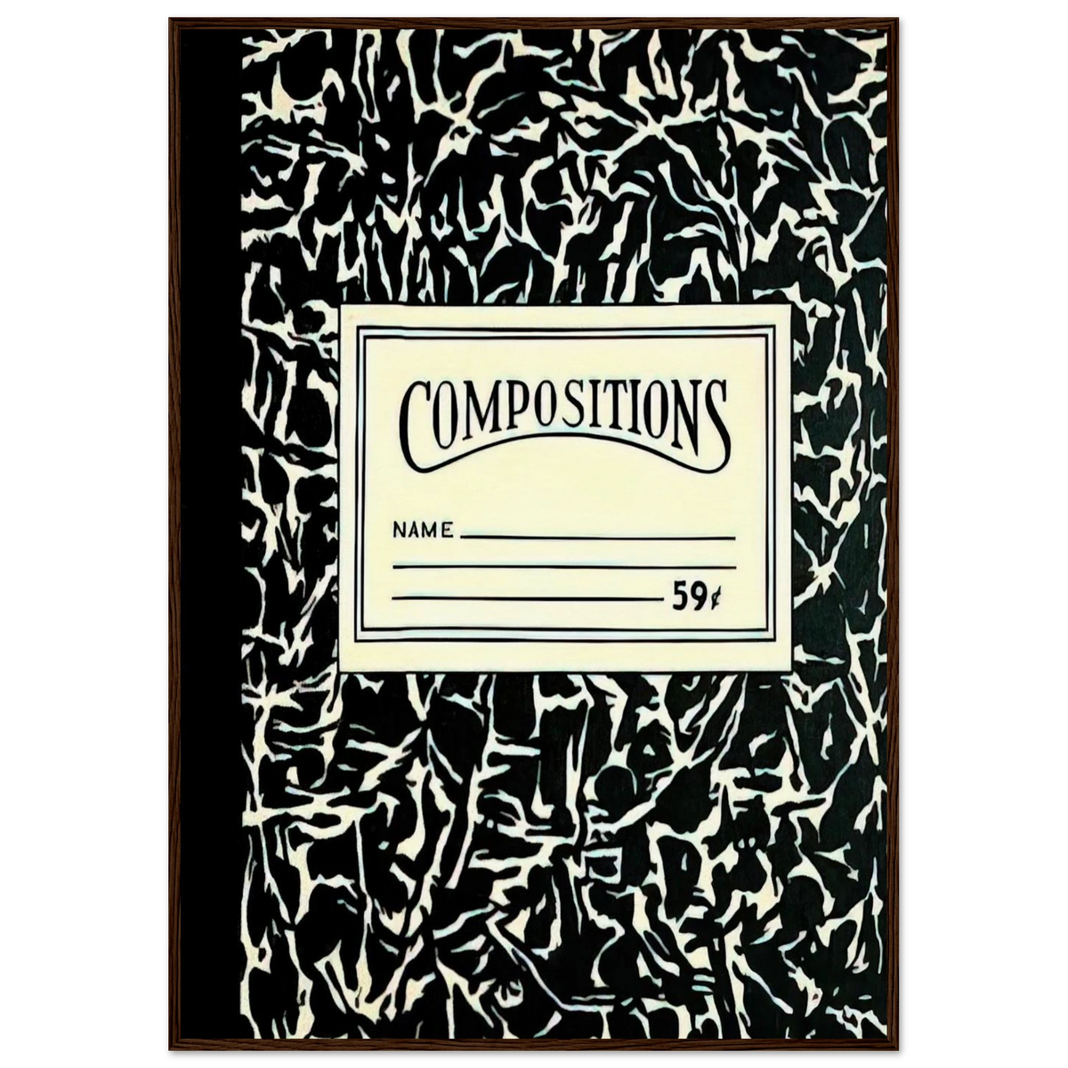COMPOSITIONS II 1964 Framed Poster | Roy Lichtenstein Framed Prints Wall Art | Roy Lichtenstein Shop