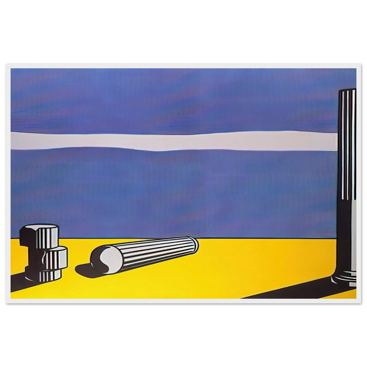 RUINS 1965 Framed Poster | Roy Lichtenstein Framed Prints Wall Art | Roy Lichtenstein Shop