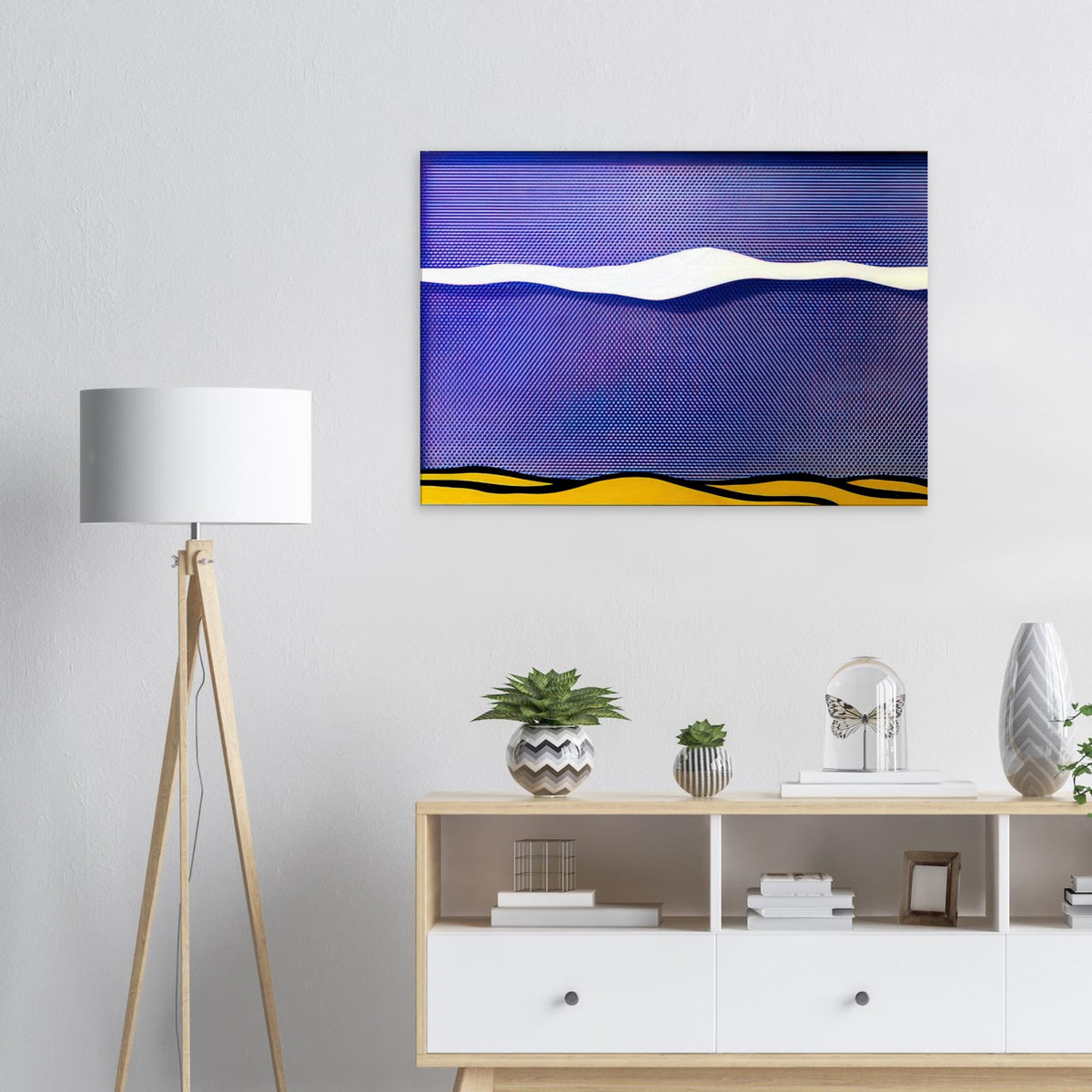 ARCTIC LANDSCAPE 1964 Canvas | Roy Lichtenstein Canvas | Roy Lichtenstein Shop