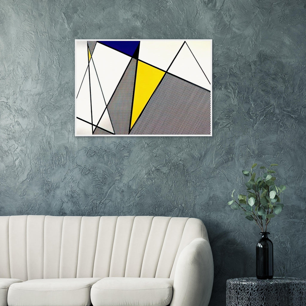 PERFECT PAINTING 1 1985 Framed Poster | Roy Lichtenstein Framed Prints Wall Art | Roy Lichtenstein Shop