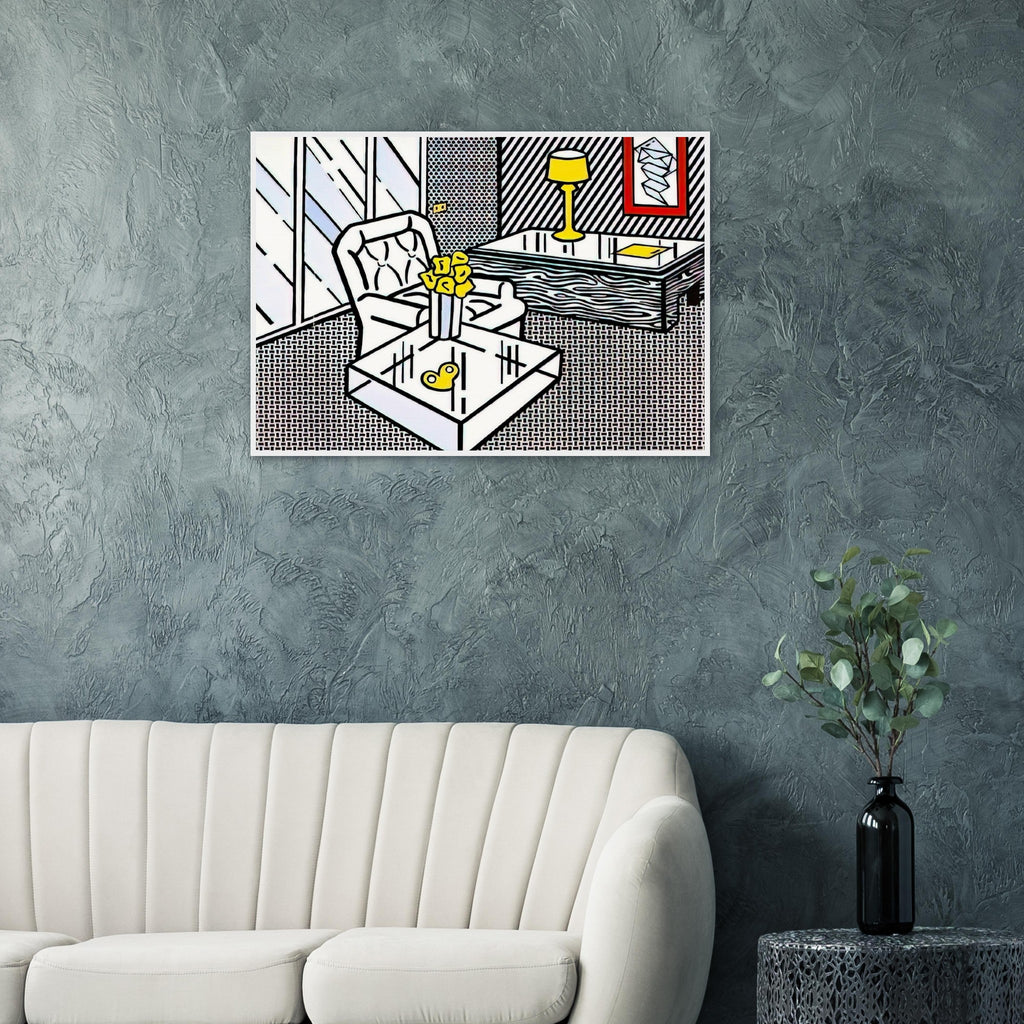 THE DEN 1990 Framed Poster | Roy Lichtenstein Framed Prints Wall Art | Roy Lichtenstein Shop