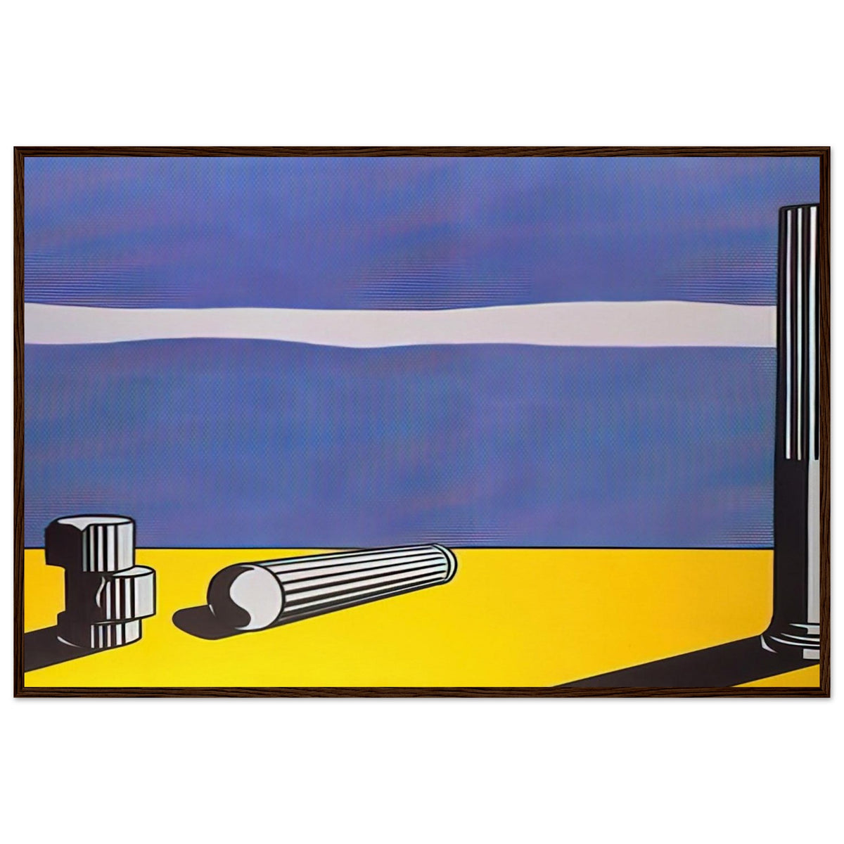 RUINS 1965 Framed Poster | Roy Lichtenstein Framed Prints Wall Art | Roy Lichtenstein Shop