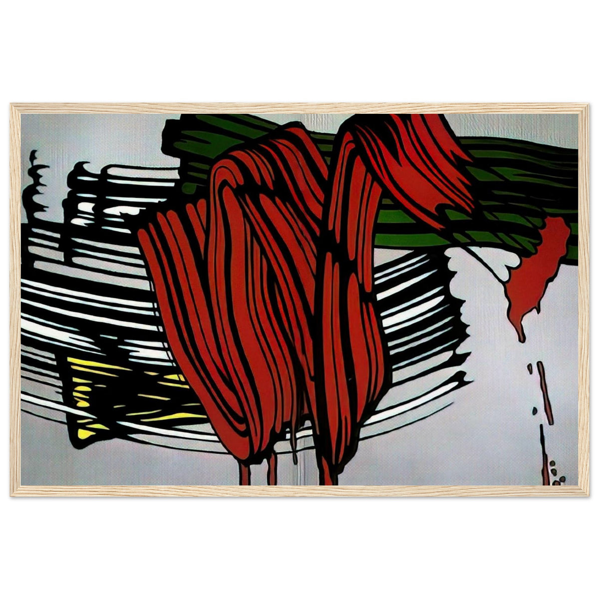 BIG PAINTING NO 6 1965 1 Framed Poster | Roy Lichtenstein Framed Prints Wall Art | Roy Lichtenstein Shop