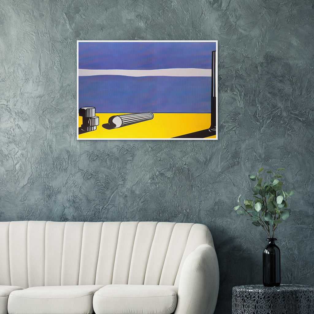 RUINS 1965 Framed Poster | Roy Lichtenstein Framed Prints Wall Art | Roy Lichtenstein Shop