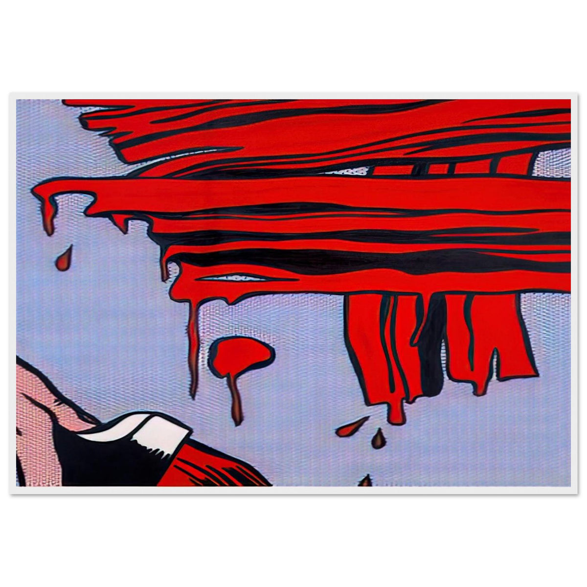 BRUSHSTROKES 1965 Framed Poster | Roy Lichtenstein Framed Prints Wall Art | Roy Lichtenstein Shop